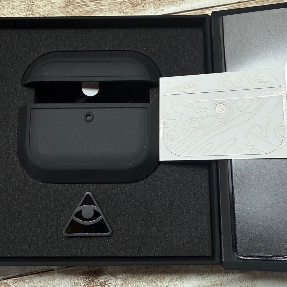 dbrand Grip Case for Apple AirPods Pro 3 White Topographic Protective Skin